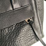 Coach EUC Bleecker Mini Riley Carryall Black Pebbled Leather Crossbody Strap Photo 9