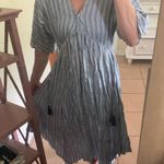 En Crême En Crème Long Striped Dress Photo 4