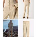 J.Crew Kate Cuffed Straight Leg Pant Lightweight Chino Cotton Navy US 14 NWT Photo 1