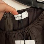 NWT DISSH EVANS DARK CHOC LINEN MINI DRESS Size 2 Photo 7