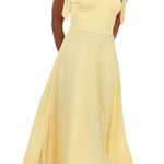 Lulus Sophisticated Charisma Light Yellow Tie Photo 0