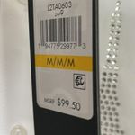 Karl Lagerfeld  PARIS WOMEN SOFT WHITE SPARKLE KLP LOGO SHIRT SIZE MEDIUM Photo 3