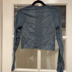 PINK - Victoria's Secret  tie Dye teal Crop Top Photo 1