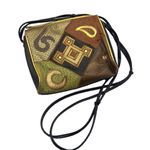 Vintage 80’s Nas Bag Leather Patchwork Crossbody Shoulder Bag Brown Photo 1