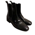 Jeffrey Campbell  Emrys Chelsea Boots Black Ankle Booties‎ Square Toe Size 8.5 Photo 1
