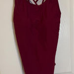 Tempt Me One Piece Swimsuit Criss Cross Back Padded Swimwear Burgundy Size 10 Photo 0