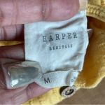 Harper Heritage  | Yellow V-Neck Button Down Top Sz M Photo 4