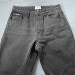 Insane Gene Black Frayed Hem Straight Jeans Photo 3