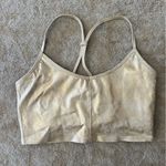 Carbon 38  BRALETTE SPORT BRA AND LEGGINGS GOLD SIZE MEDIUM Photo 0
