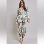 Patchwork Two Piece Set Gray and Green Size M Photo 2