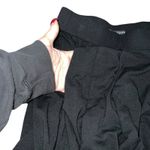 Eileen Fisher  Black Pleated Pull On A Line Skirt Stretch Jersey Knit Size XS Photo 3