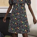 BODEN Dress 20/22 blue Bell Sleeve Floral Navy S/S Butterfly V Neck NWT Size undefined Photo 0