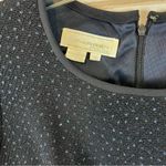 Warren Women’s Navy Sparkly Glittered Stretch Short Holiday Dress Size 6 Petite Photo 2