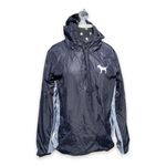 PINK - Victoria's Secret  Womens‎ Windbreaker Black Gray Quarter Zip Pullover XS S Photo 1