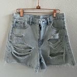 American Eagle Mom Short Heavy Distressed Shorts 6 Photo 0