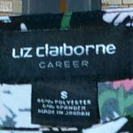 Liz Claiborne Career Red, Pink, and White Floral Print Blouse Photo 3