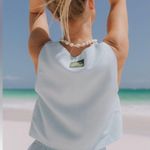 New NWT Daily drills linen tie vest size M/L Blue Size M Photo 1