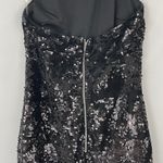 Gianni Bini New  Sequin Velvet Halter Dress Deanna Black Size Small Photo 10