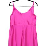 BHLDN  Anthropologie Cali Satin Cowl-Neck Midi Slip Dress Pink Raspberry Size 16W Photo 4