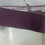 PINK - Victoria's Secret PINK Victoria’s Secret Purple Velvet Bralette size L Photo 1