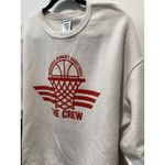 Jerzees Vintage Nebraska Women’s Basketball Sweatshirt XL VTG White X-Large Crewneck Photo 1