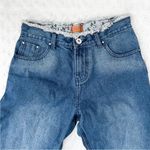 POL  Frayed Waist Distressed Mom Jeans small Photo 5