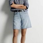 Anthropologie Pilcro The Adi Mid-Rise Relaxed Shorts Photo 0