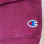 Champion Women's Fleece-Lined Crew-Neck Sweatshirt Maroon/Purple, Medium Photo 4