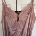 Mauve Pink Satin and Lace Lulu’s Bodysuit Size XS Photo 1