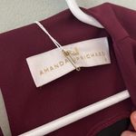 Amanda Uprichard Women's Harlow Dress in Wine NWT Photo 4