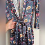 Victoria's Secret Women's Sz S Luxe Satin One Piece Sexy Keyhole Jumpsuit Floral Photo 13