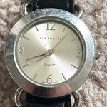 kim rogers  women’s‎ vintage black/silver adjustable watch Photo 3