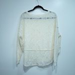 Free People  Cream Not Cold In This Lace Sweater Size XS Photo 6