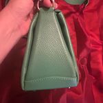 Made in Italy leather triple compartment Pratostachel Green Photo 2