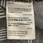 Alfani Black White Classic Striped Illusion Sleeve Pullover Blouse Size S Photo 6