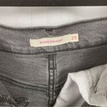 Levi's Levi’s Gray Wash Raw Hem Wedgie Straight Jeans Sz.29 Photo 5