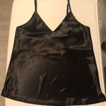 Sans Souci black satin camisole top size M Photo 4