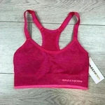 Skechers Sketchers Hot Pink Seamless Racerback Sports Yoga Bra Photo 0