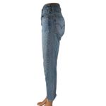 Levi's Wedgie Women's Blue Mid Rise Frayed Raw Hem Skinny Denim Jeans Pants 24 Photo 1