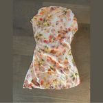 ALC Frank a.l.c. poppy ruched draped off shoulder mini silk dress Photo 2