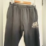 Roots  Black Jogger Pants Unisex  XS Photo 5