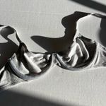 SKIMS Net  cotton logo demo bra Gray Underwire Bra 34a Photo 5