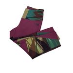 The North Face  FlashDry Active Outdoor Gym Purple Geometric Leggings Size XL Photo 2