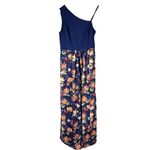 Adrianna Papell  One Shoulder Floral A-Line One Shoulder Evening Dress Photo 4