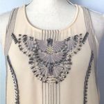 Anthropologie Velvet beaded Art Deco Tank Top Photo 4
