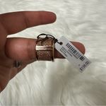Henri Bendel NWT  Rose Gold Bond St Stack Ring Size 6 Photo 2