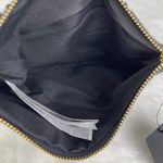 Forever 21 Black White Geometric Print Pencil Pen Case Makeup Bag Gold Zipper Pouch NWT Photo 8