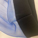  Blue Midi Pencil Skirt sz 10 Milly Midi Skirt Net Overlay Skirt Photo 13