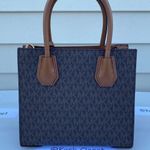 Michael Kors Brown Mercer Messanger Bag Medium Crossbody Purse Photo 3