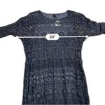 XCVI  NWT Fonda Lace Crochet Midi Dress‎ Women’s Size Small Blue Boho Style READ Photo 11